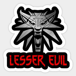 Witcher : Lesser evil Sticker